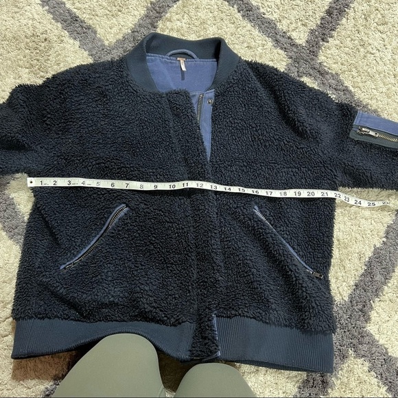 Free People Sherpa Bomber Jacket - Picture 6 of 13